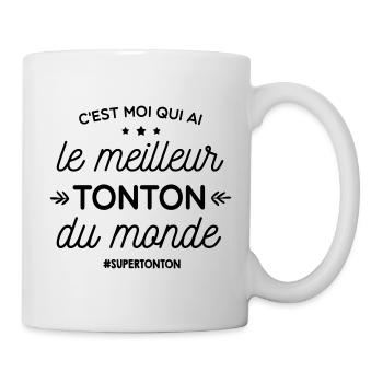 meilleur tonton - Mug blanc - blanc - Droite