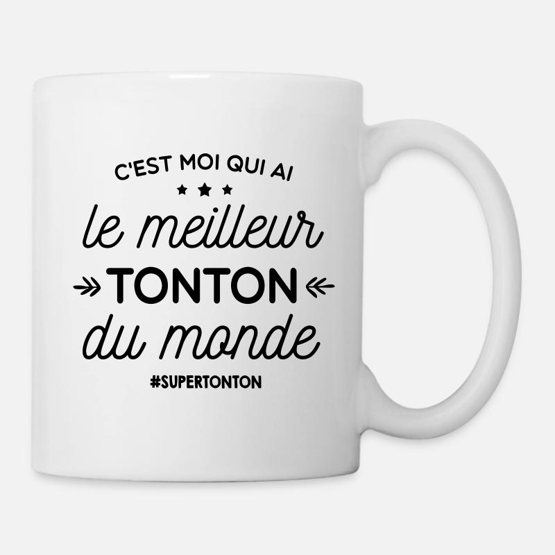 meilleur tonton - Mug blanc - blanc
