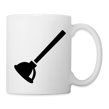 Klempner - Tasse - Weiß - Rechts