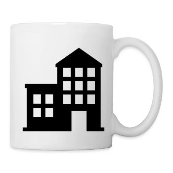 Haus - Tasse - Weiß - Rechts