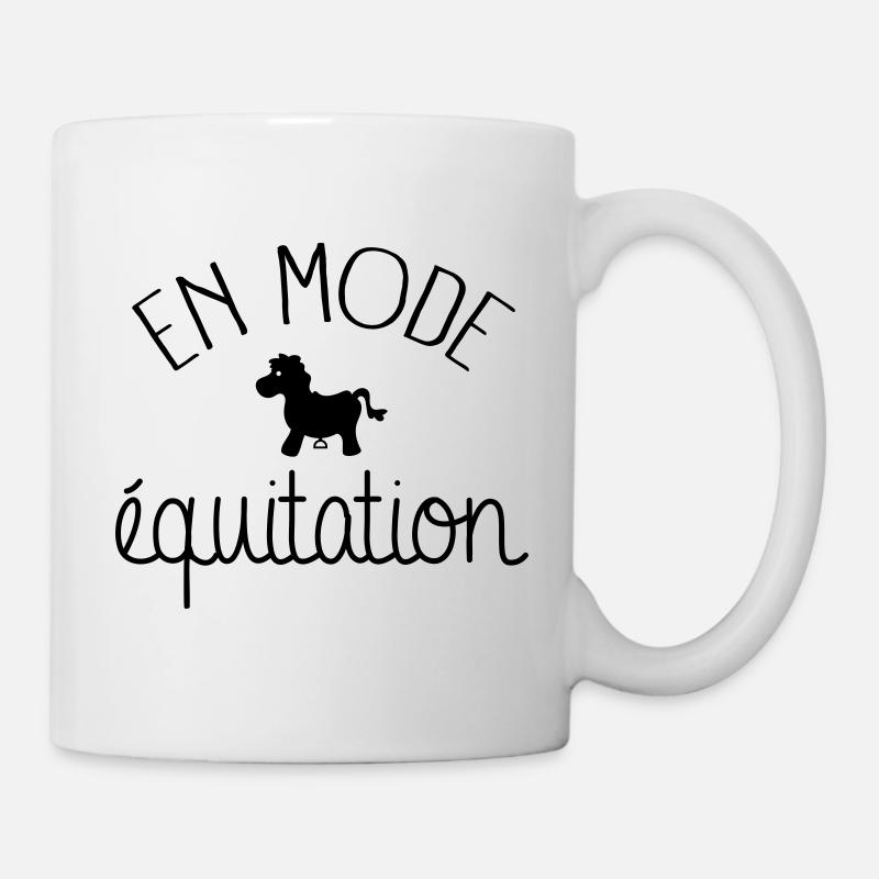 En Mode Equitation - Mug blanc - blanc
