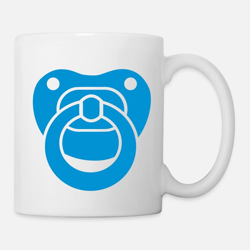 Schnuller - Tasse - Weiß