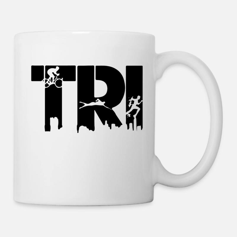 Triathlon - Tasse - Weiß