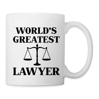 World's greatest Lawyer - Tasse - Weiß - Rechts