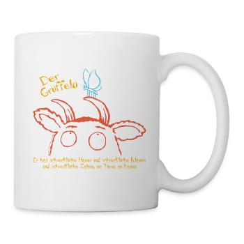 Der Grüffelo Schmetterling - Tasse - Weiß - Rechts