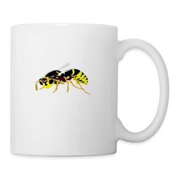 Wespe - Tasse - Weiß - Rechts