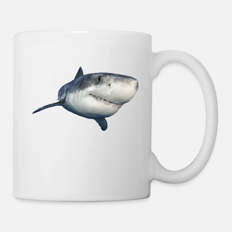 Hai - Tasse - Weiß
