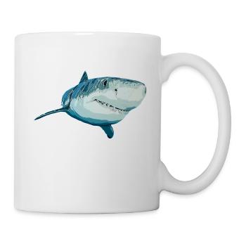 Tigerhai - Tasse - Weiß - Rechts