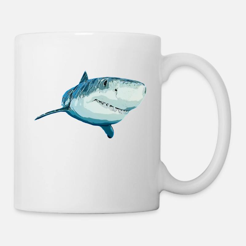 Tiger Shark - Mug - white