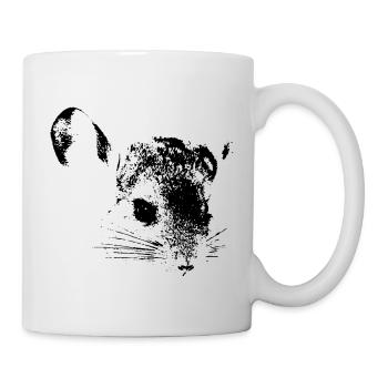 Chinchilla | Doux visage | Titulaire de Chinchilla - Mug blanc - blanc - Droite