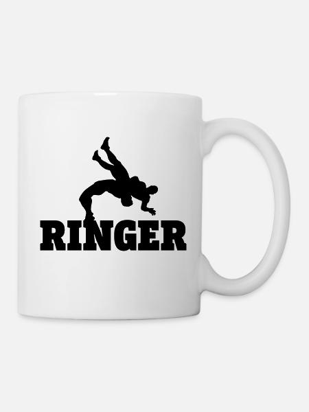 Ringen - Tasse - Weiß