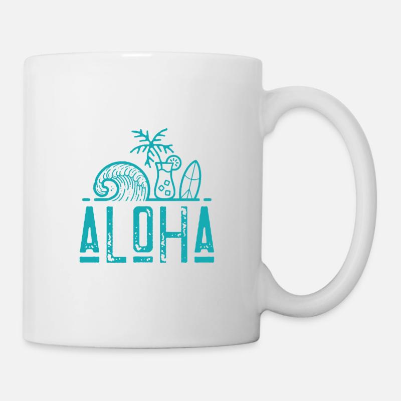 Aloha - Mug blanc - blanc