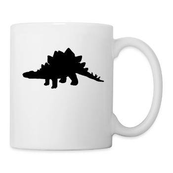 Stegosaurus - Tasse - Weiß - Rechts