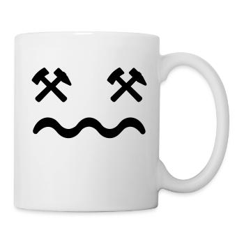 Face: Mallet & Iron (design color changeable) - Mug - white - Right
