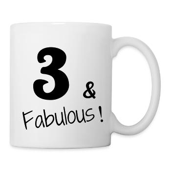 3 / Birthday / Sport / Geburtstag / drei - Tasse - Weiß - Rechts
