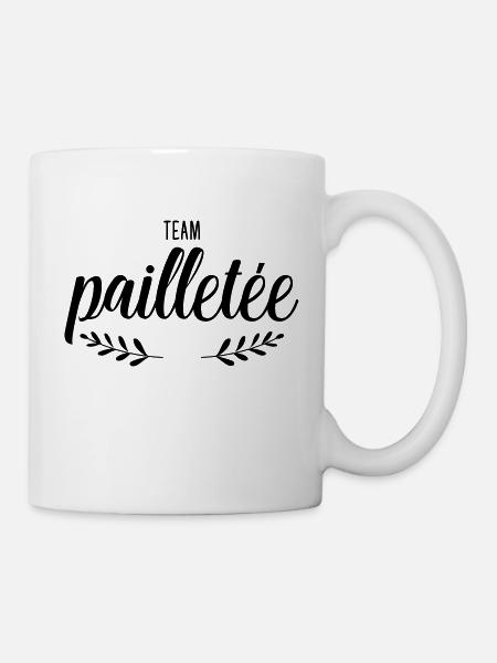 Team Pailletée - Mug blanc - blanc