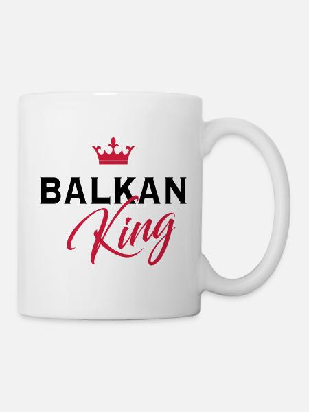 Balkan King - Mug - white