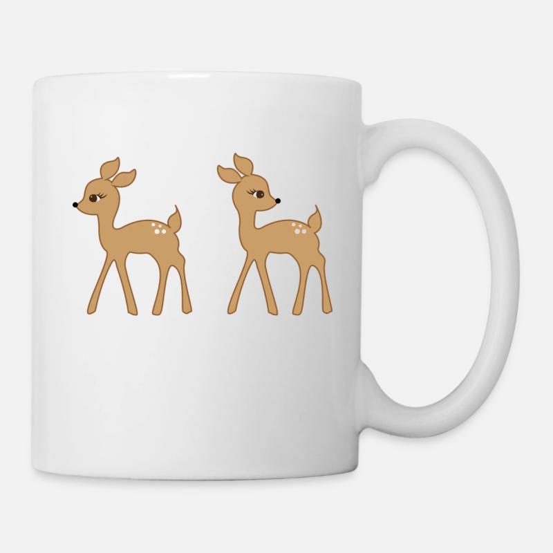 deer 1157862 1280 - Tasse - Weiß