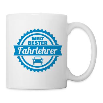 Fahrlehrer - Tasse - Weiß - Rechts