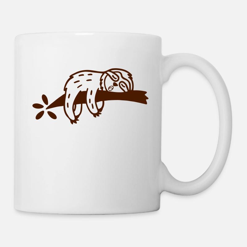 Faultier 2 - Tasse - Weiß