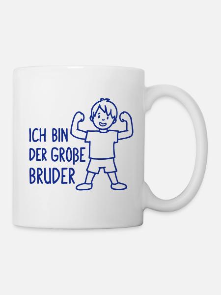 Der große Bruder - Tasse - Weiß
