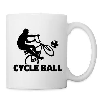 Radball - Tasse - Weiß - Rechts