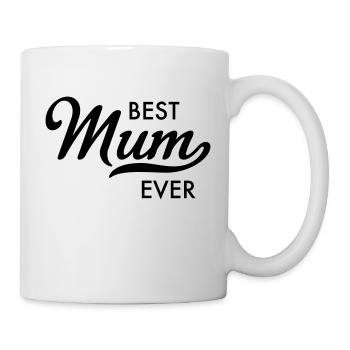 Mutter - Tasse - Weiß - Rechts