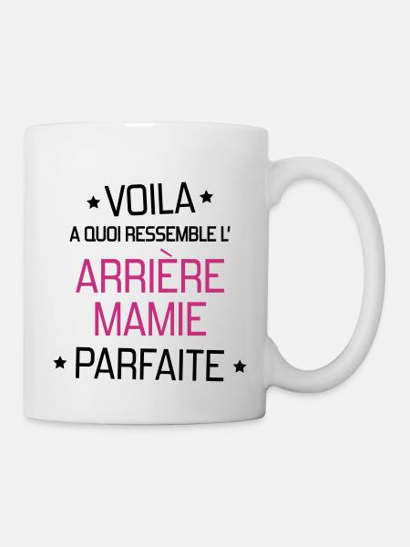 Mamie / Mamy / Grand Mere / Grand-Mère / Bébé - Mug blanc - blanc