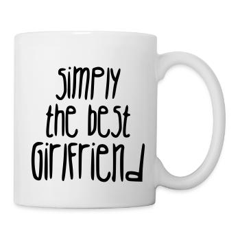 Love Lover Girlfriend Liebling Heart Schatz - Mug - white - Right