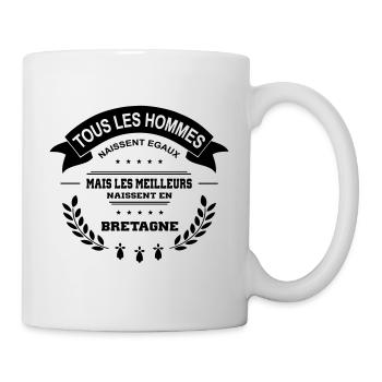 T-shirt breton Bretagne - Mug blanc - blanc - Droite