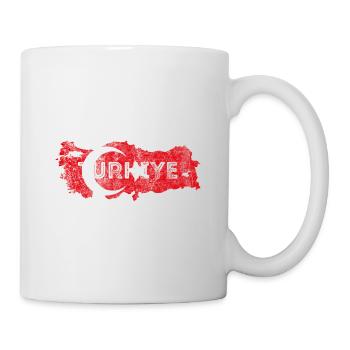 Turkey Map Shape and Flag - Mug - white - Right