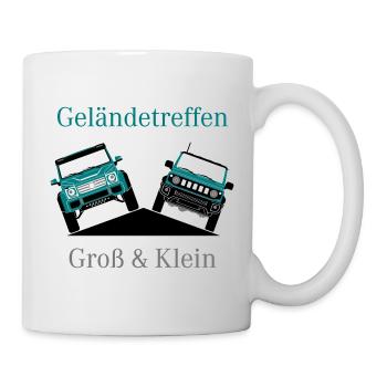 Gross & Klein Geländewagen Treffen - Tasse - Weiß - Rechts
