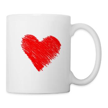heart - Mug - white - Right