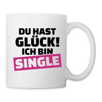 Single - Tasse - Weiß - Rechts