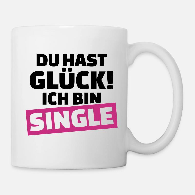 Single - Tasse - Weiß