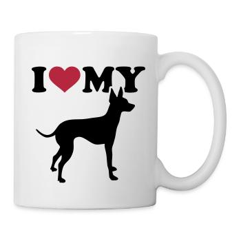 English Toy Terrier - Mug - white - Right
