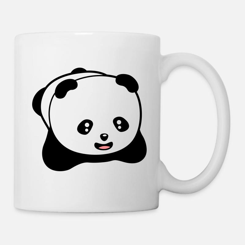 Panda kawaii rieur - Mug blanc - blanc