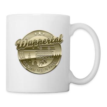 Wuppertal Goldmedaille Genau mein Fall - Tasse - Weiß - Rechts
