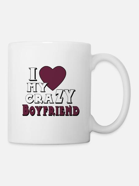 i love Partnerlook (part2) Geschenkidee Paar - Kop/krus - hvid