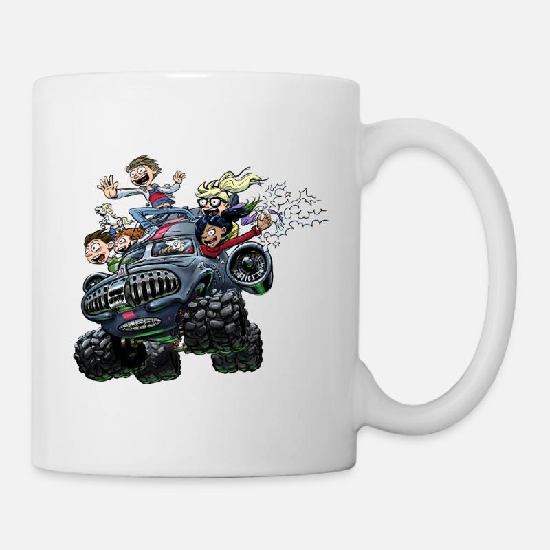 Kid Monster Truck normal - Mug blanc - blanc