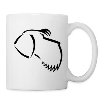 Schnauzer 2 - Mug - white - Right