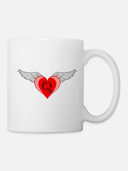 Heart Q - Mug - white