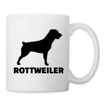 Rottweiler - Tasse - Weiß - Rechts