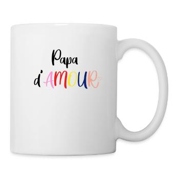 liebe Papa - Tasse - Weiß - Rechts