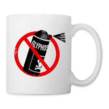 Stop Glyphosat - Tasse - Weiß - Rechts