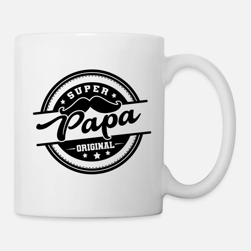 Ursprünglicher Super-Vater - Tasse - Weiß