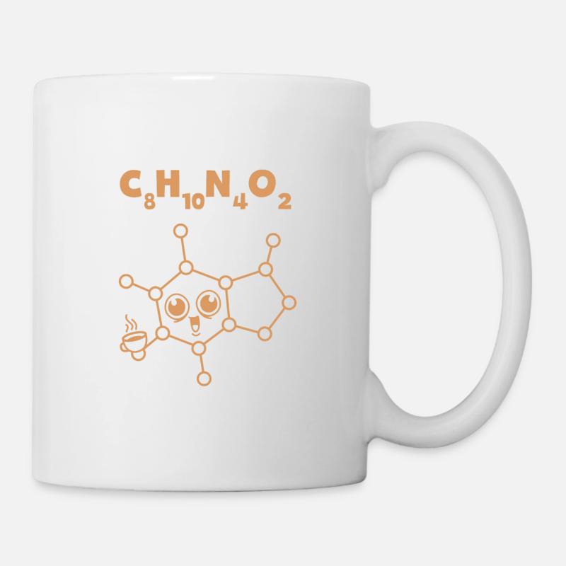 Kaffee Chemie - Tasse - Weiß