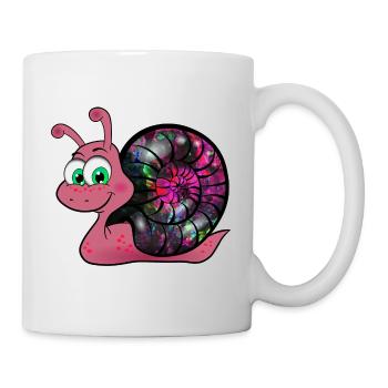 sweet Opal Snail - süsse Opal Schnecke - Mug - white - Right