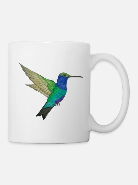 Kolibri Paradiesvogel - Tasse - Weiß
