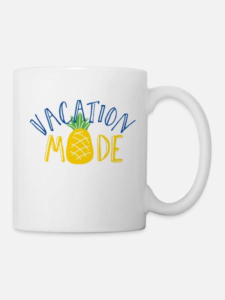 Mode vacances - Mug blanc - blanc